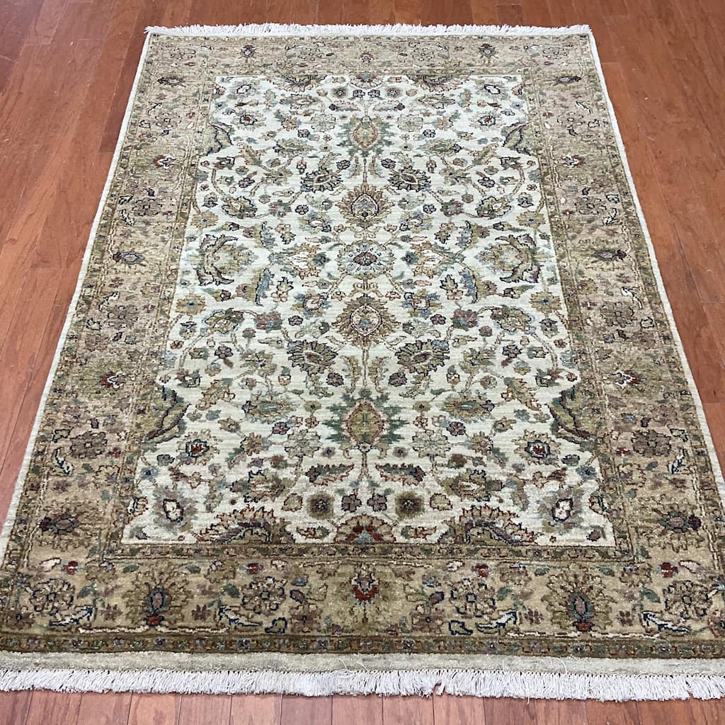 HERAT ORIENTAL Handmade Mahal Wool Rug - 4' x 6'