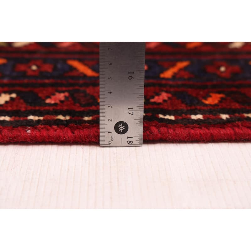 ECARPETGALLERY Hand-knotted Andelz Navy Wool Rug - 3'8 x 9'10