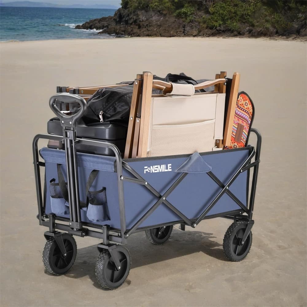 2 Folding Campers,Big Large Capacity Folding Cart Wagon Cart