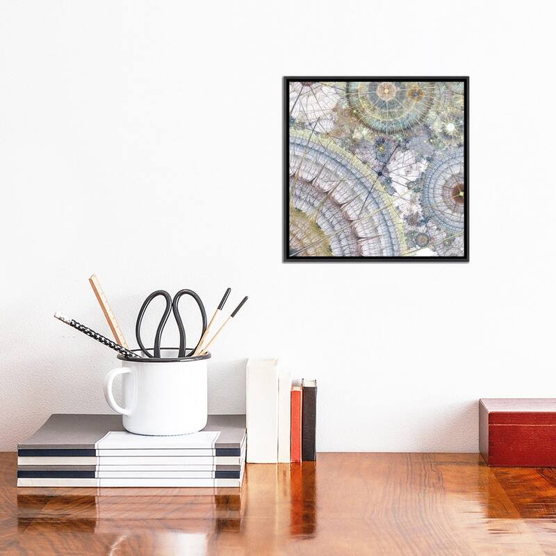 iCanvas "Clockworks II" by James Burghardt Framed