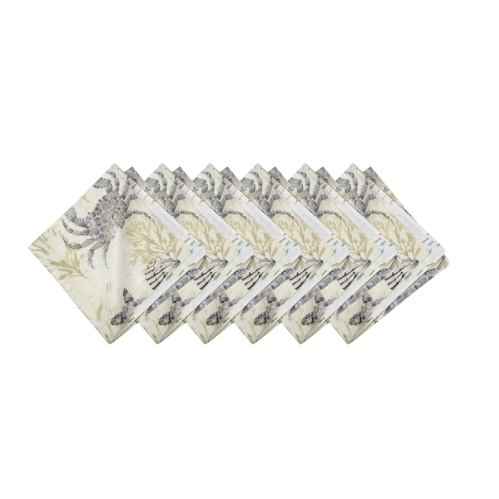 Cannon Beach Cotton Cloth Napkin Machine Washable Set of 6