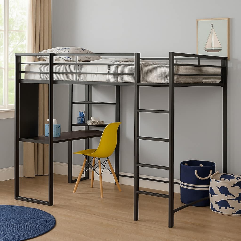 Full Size Metal Loft Bed