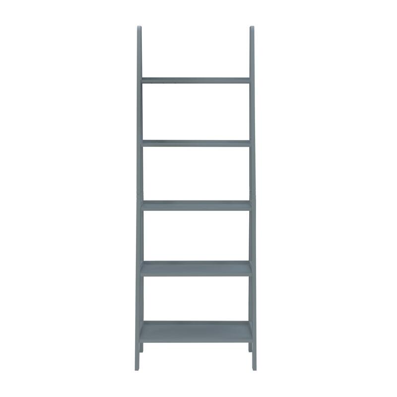 Multi Storage Ladder Bookshelf - 72" - Gray