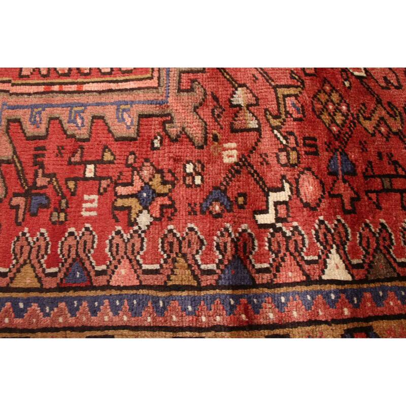 ECARPETGALLERY Hand-knotted Sarabi Dark Red Wool Rug - 8'4 x 11'1