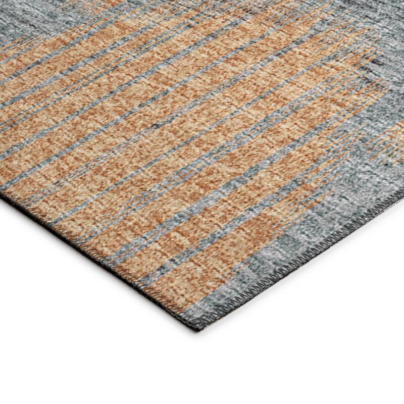 Indoor/ Outdoor Yuma Circles Washable Rug