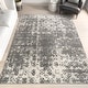 preview thumbnail 1 of 7, Nuloom Stacy Contemporary Abstract Area Rug 10' x 14' - Grey