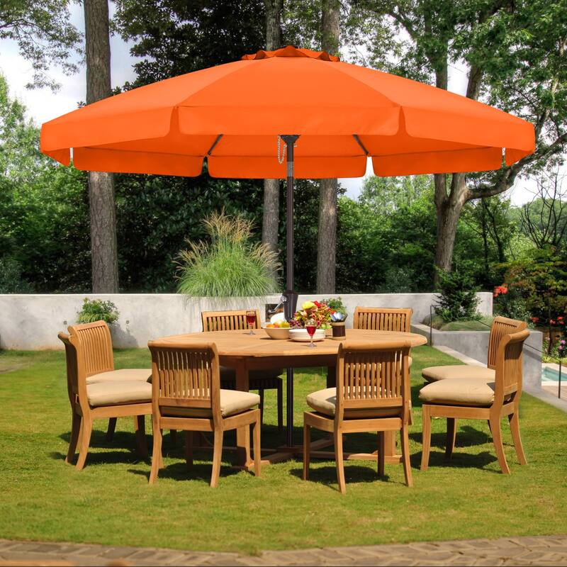 ABCCANOPY 9FT Outdoor Table Market Umbrella Tilt and Crank for Garden