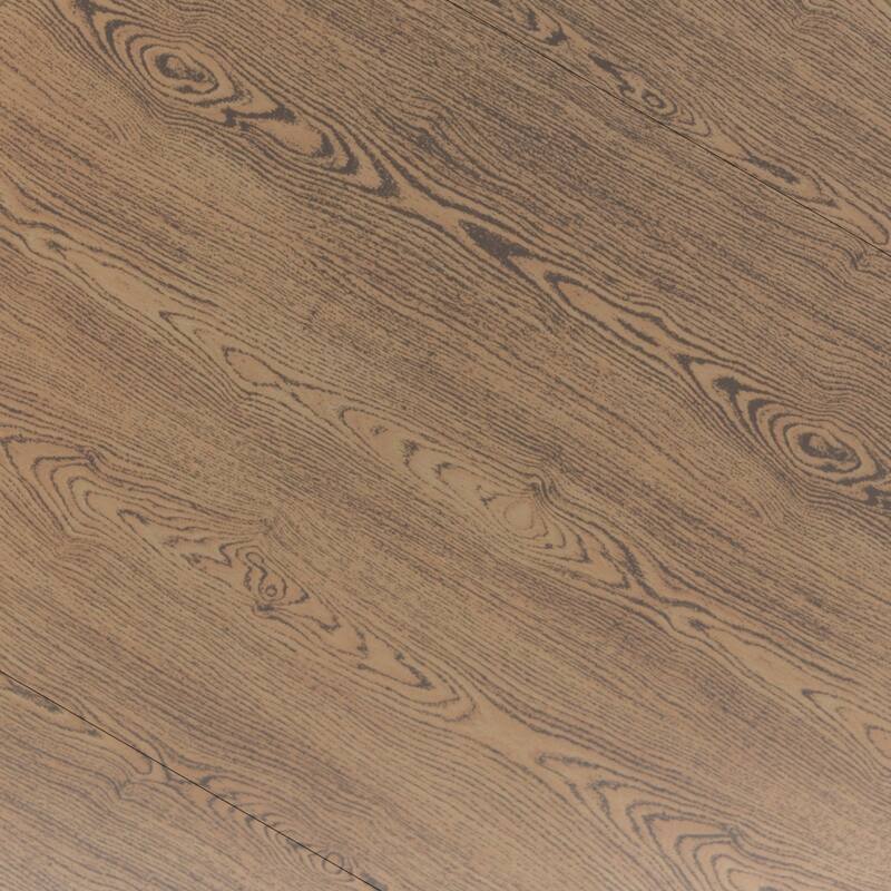 Modern Engineered Wood & Oak Veneer Round Dining Table