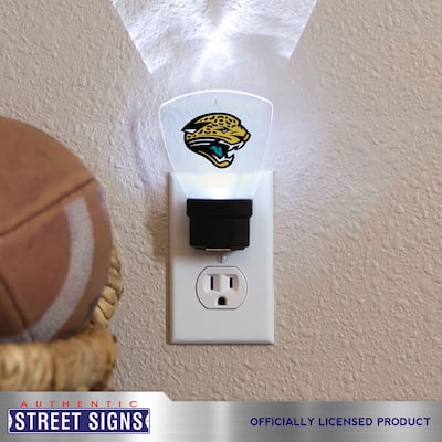 NFL LED Night Lights, Jacksonville Jaguars, with Team Logo
