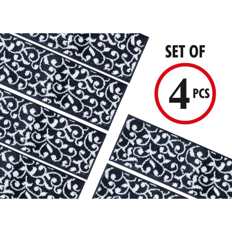 SussexHome Leaves Pattern Stair Treads