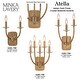 preview thumbnail 2 of 8, Minka Lavery 5285 Atella 5 Light 14" Tall Wall Sconce