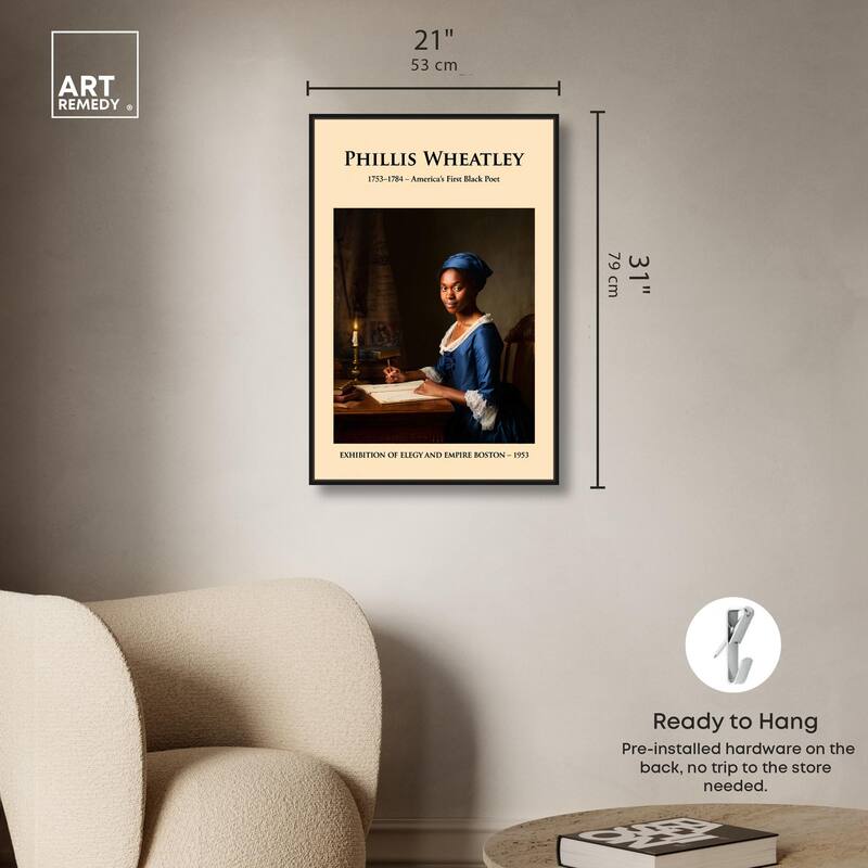 America's First Black Poet Canvas by Art Remedy