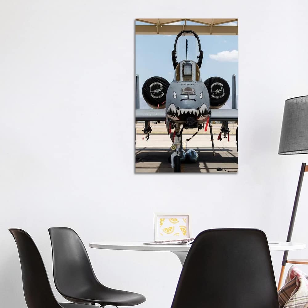 iCanvas "A US Air Force A-10 Thunderbolt II Parked At Davis Monthan Air Force Base" by Rob Edgcumbe Canvas Print