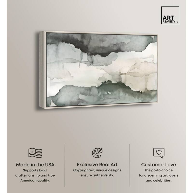 Pigment Flow Canvas by Art Remedy
