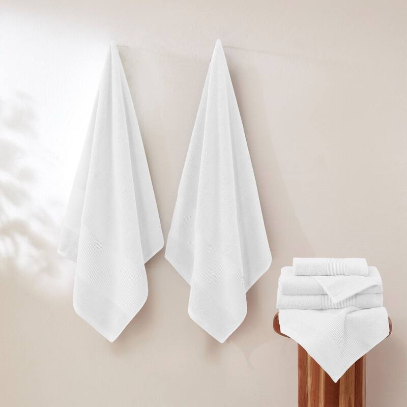 Modern Threads Air Cloud 6-Piece Bath Towel Set