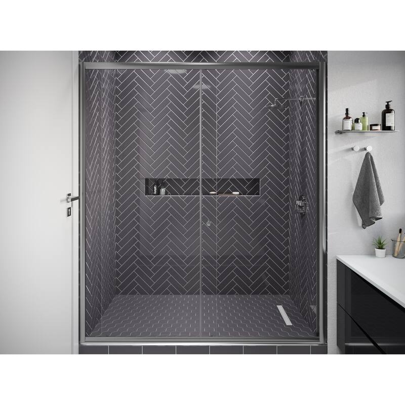 2 in. x 8 in. Glass Subway Wall Tile