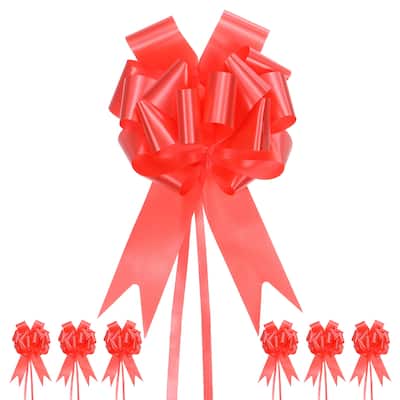 20pcs Large Pull Bow 10 Inch Flower Bows for Wedding Baskets