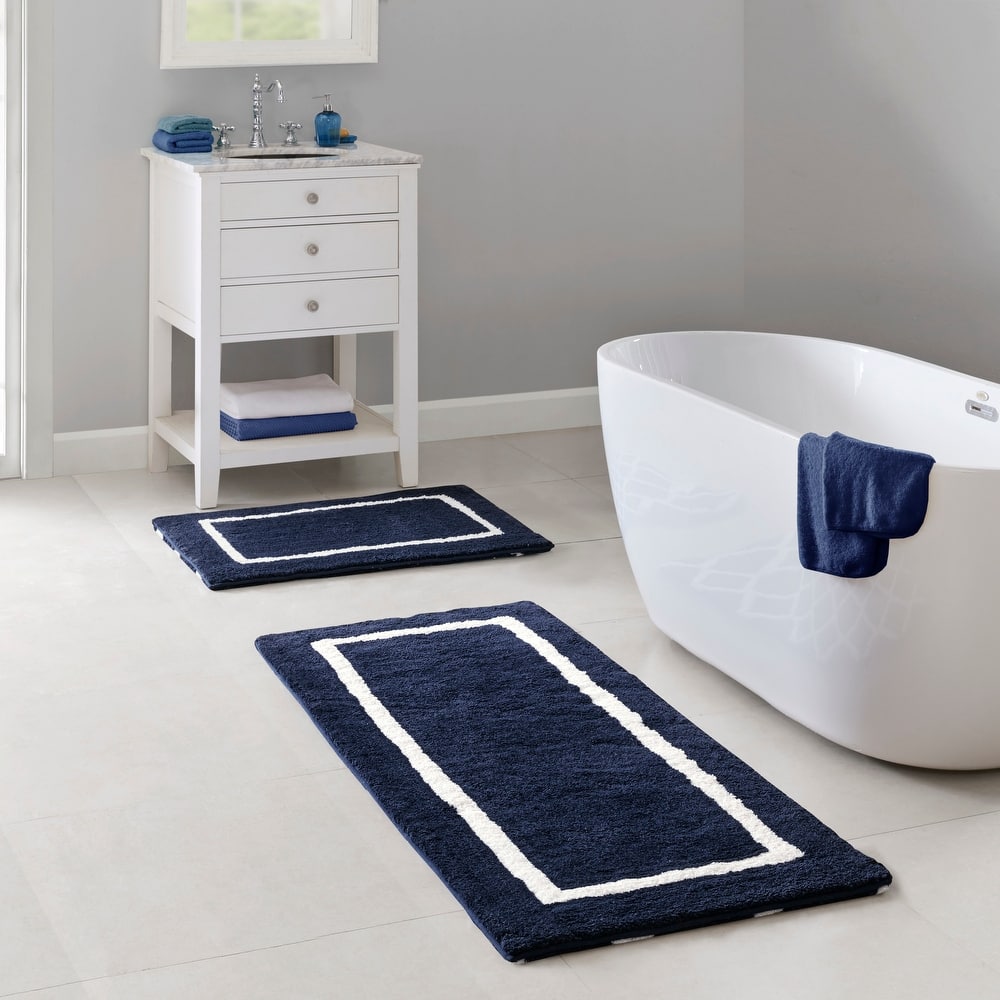 Madison Park Renu Reversible High Pile Tufted Bath Rug