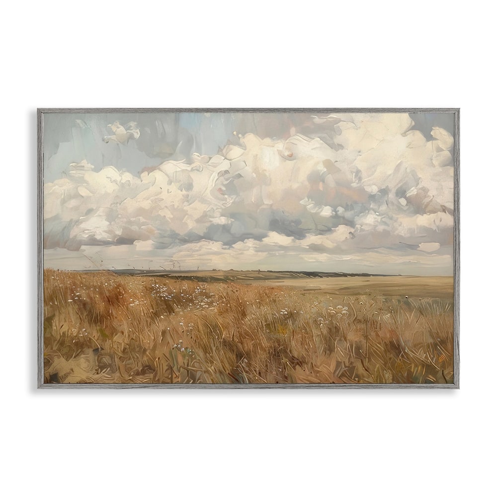 Stupell Wide Open Farm Field Framed Giclee Art Design By LSR Creative Studio