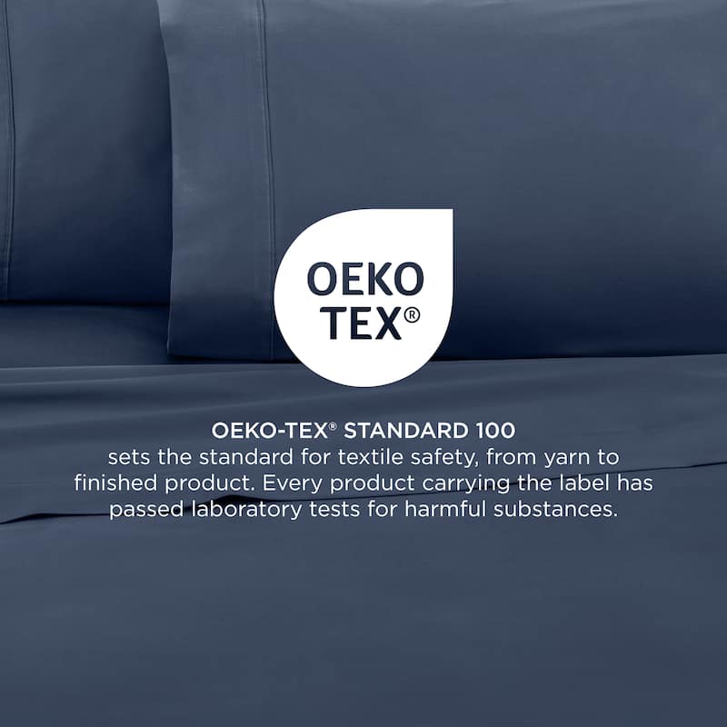 Martex 400 Cotton Sateen Sheet Set Silky Soft Breathable Durable