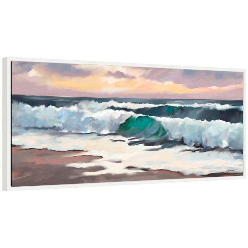 Kate and Laurel Sylvie roll tide Framed Canvas by Mary Sparrow - 40x18