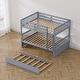 preview thumbnail 29 of 28, Ouyessir Full Over Full Bunk Bed with Trundle