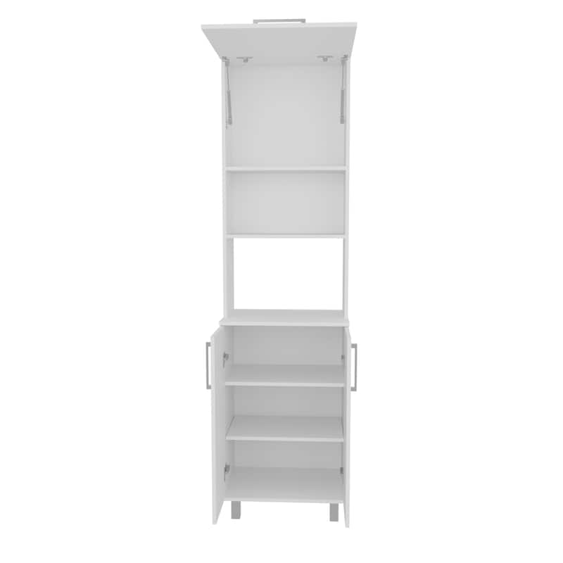 Kitchen Pantry, 3 Doors, 4 Legs, 5 Shelves