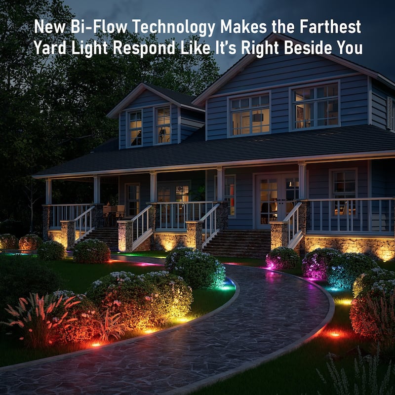 Alter-Link Low Voltage Smart RGBCW Well Lights with Bi-Flow Controller - 6 pack