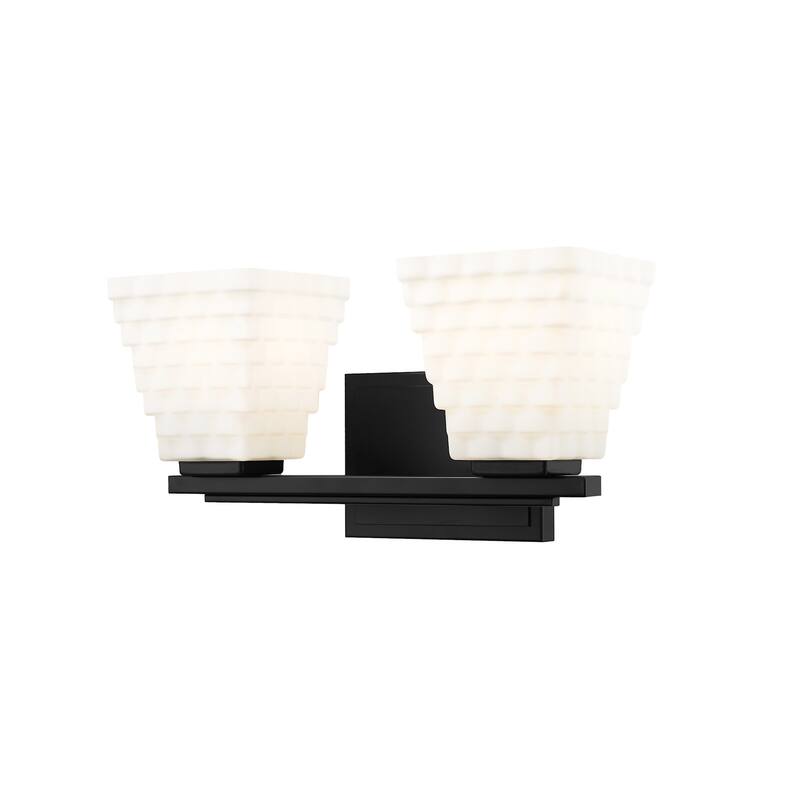 Z-Lite 7514-2V Annalise 2 Light 7" Wide Vanity Light - Matte Black