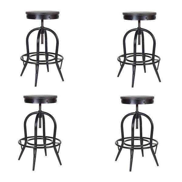 Black Adjustable Stool (Set of 4) Bed Bath & Beyond 35459893
