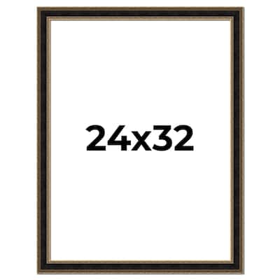 24x32 Frame Gold Antique Vintage Sold Wood Picture Frame | 1.75 Inch