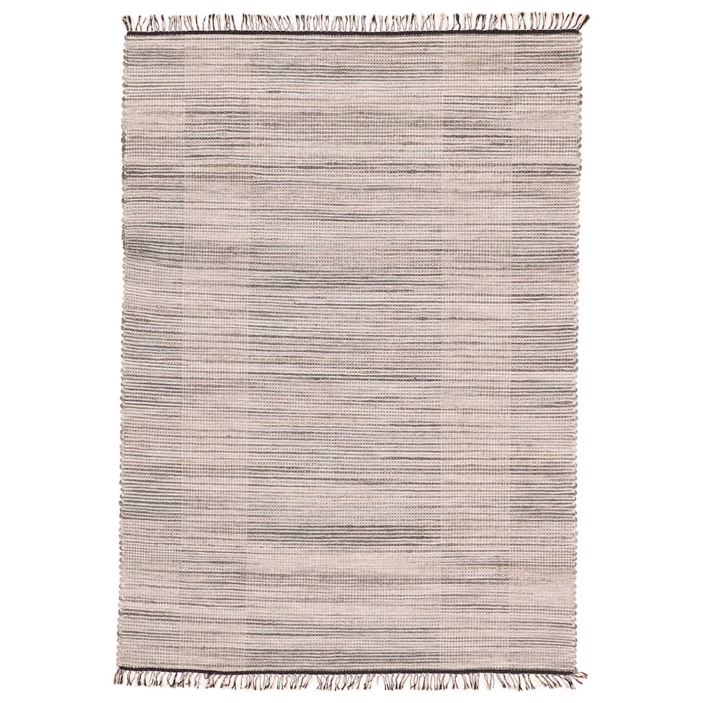 ECARPETGALLERY Braid weave Sienna Grey Rug - 5'3 x 7'6