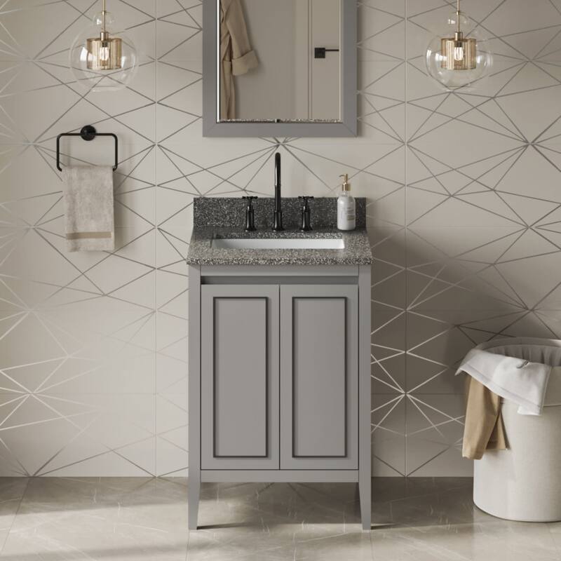 Jeffrey Alexander VKITPER24R-MARBLE Percival II 24" Free Standing