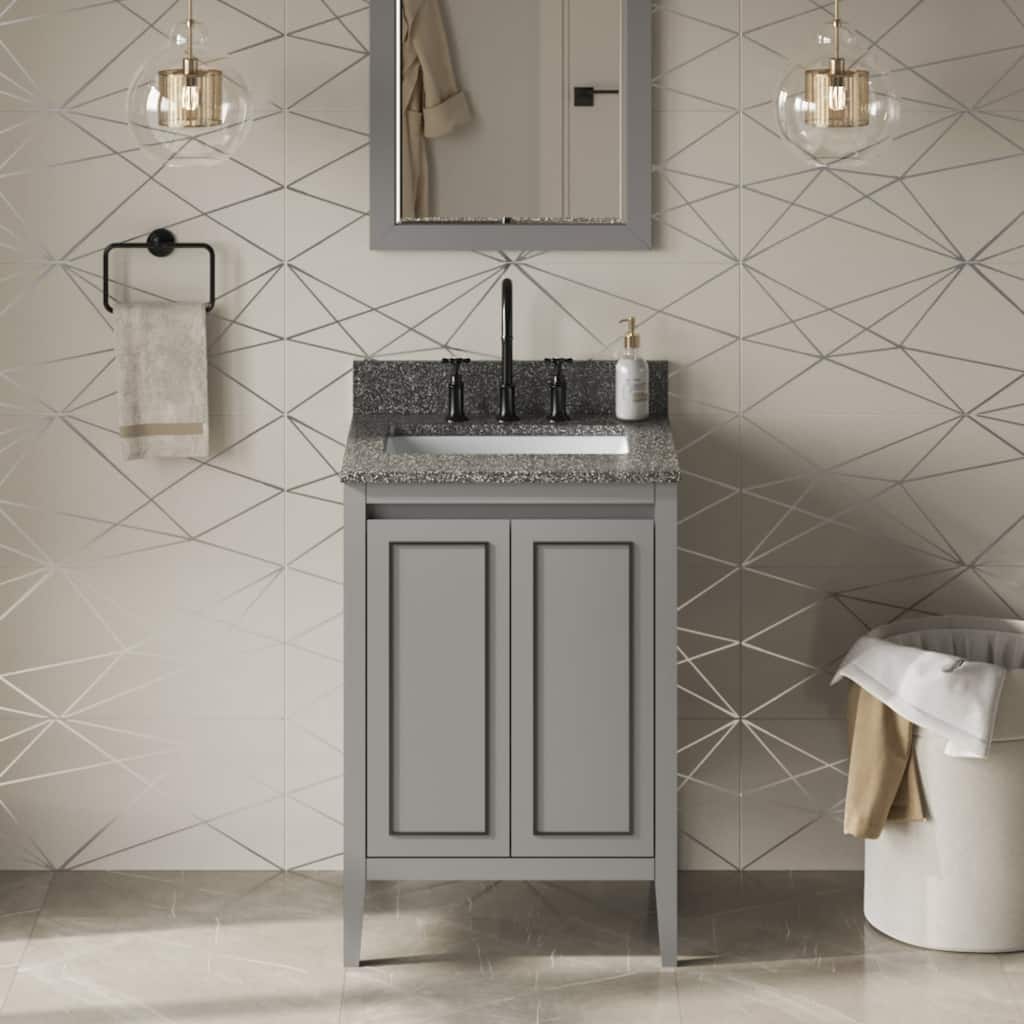 Jeffrey Alexander VKITPER24R-MARBLE Percival II 24" Free Standing