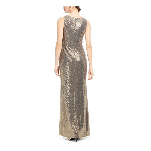 calvin klein gold dress