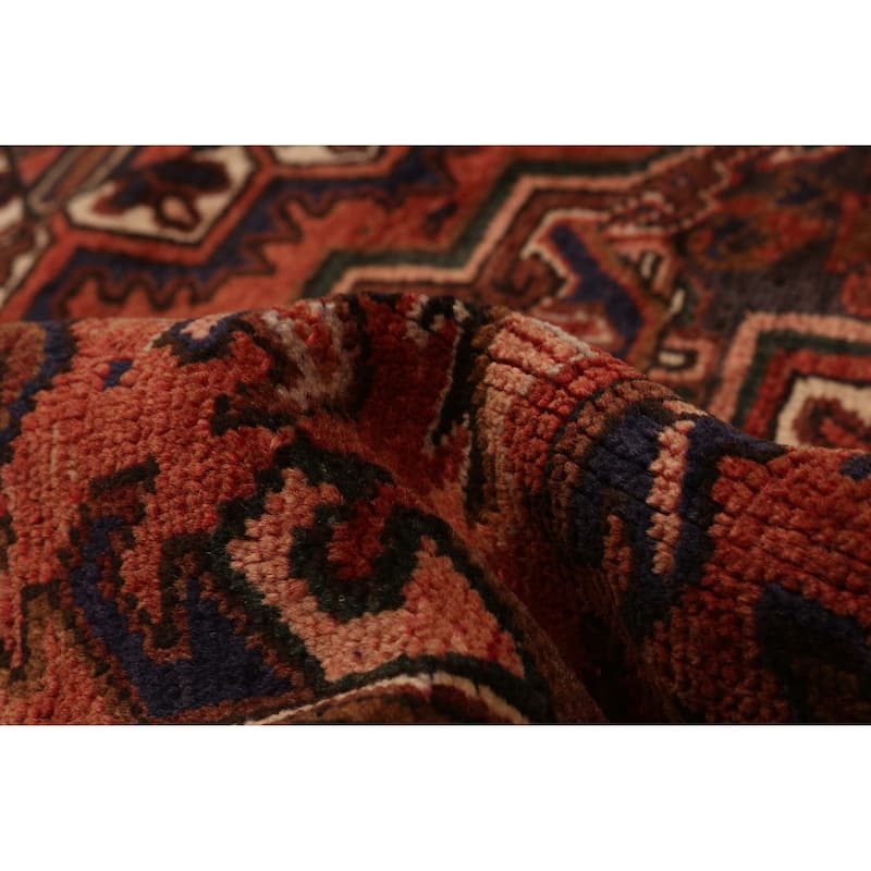 ECARPETGALLERY Hand-knotted Sarabi Red Wool Rug - 6'9 x 9'9