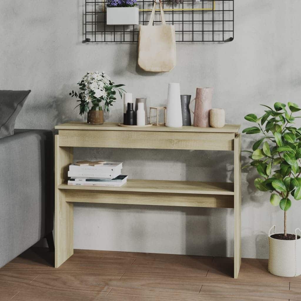 vidaXL Console Table Engineered wood Compact Storage