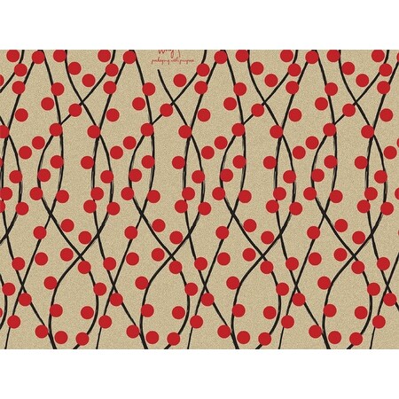tissue paper christmas garland