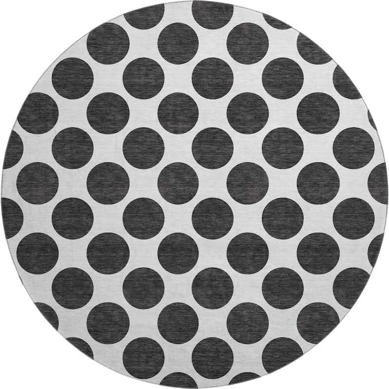Premium Washable Super Soft Geo Dots Mayfield Rug