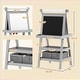 preview thumbnail 10 of 11, 3 in 1 Children's Toys Double-Sided Easel with Two Storage Baskets