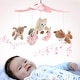 preview thumbnail 4 of 3, The Peanutshell Little Forest Baby Musical Crib Mobile