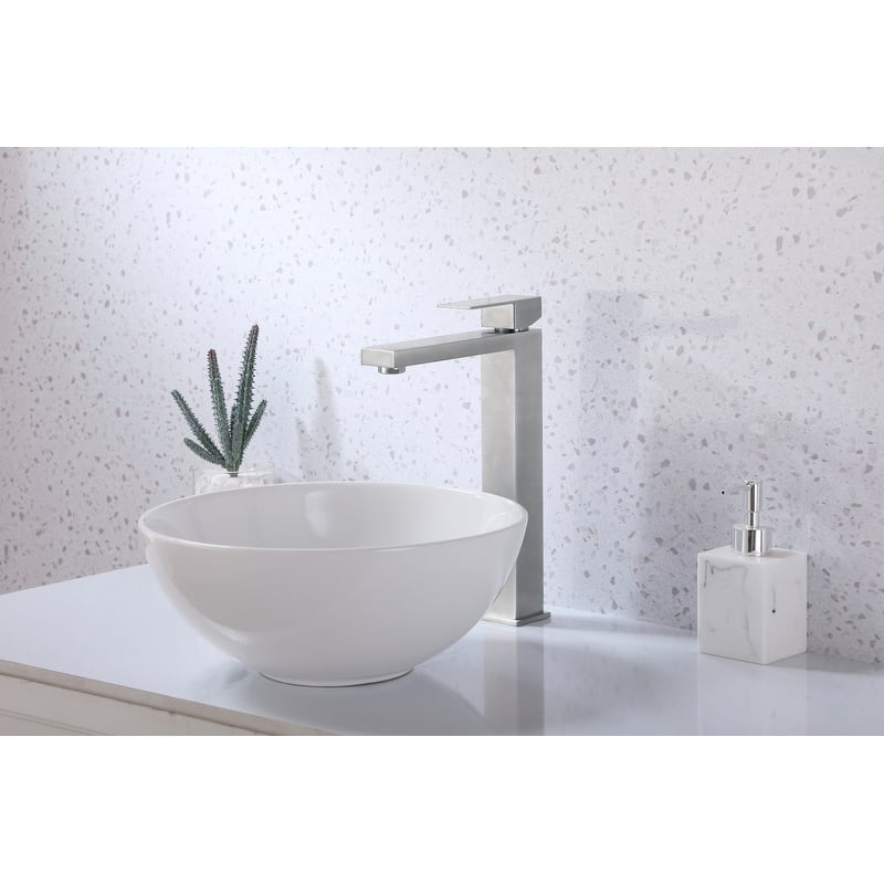 Elegant Lighting FAV-1002 Jakob 1.5 GPM Vessel Single Hole Bathroom