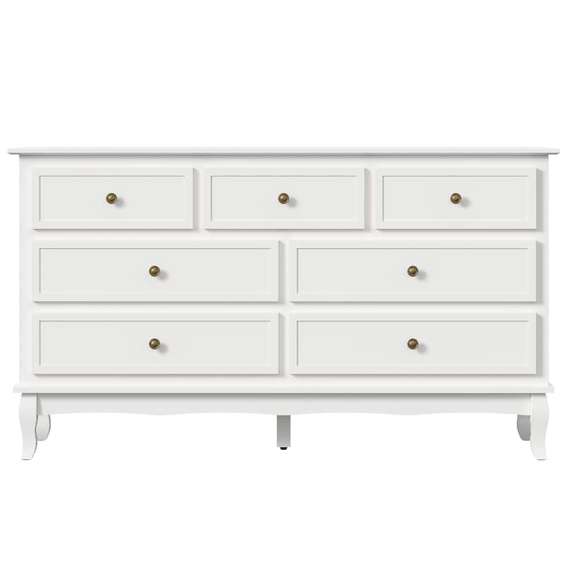 55'' Dresser with 7 Spacious Drawers