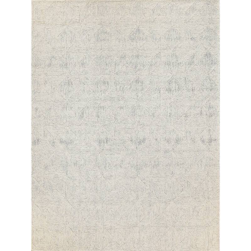 EXQUISITE RUGS Caprice Hand-tufted New Zealand Wool Beige/Ivory Area Rug.