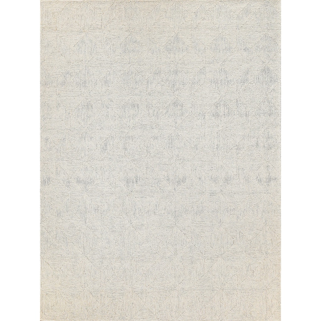 EXQUISITE RUGS Caprice Hand-tufted New Zealand Wool Beige/Ivory Area Rug.