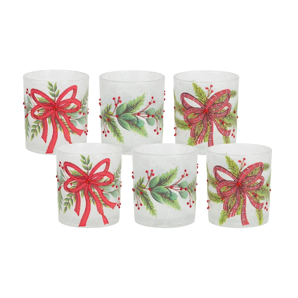 Holly Berry Votive Holder (Set of 6)