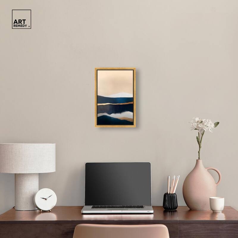 Golden Seam I Canvas by Art Remedy