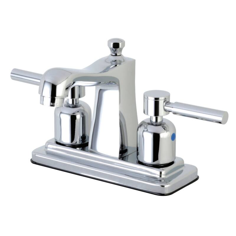 Kingston Brass Concord 1.2 GPM Centerset Bathroom Faucet with Metal - Polished Chrome