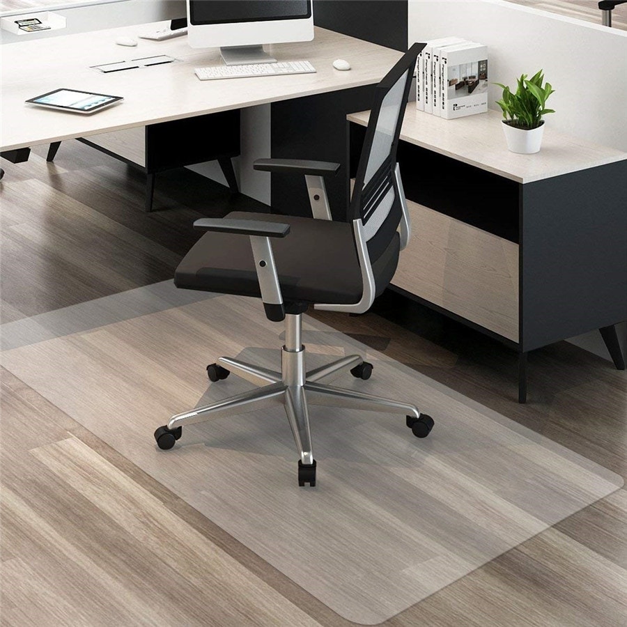 PVC Mat Home Office Carpet Hard Wood Tile Protector Desk Floor Chair Tranparent 