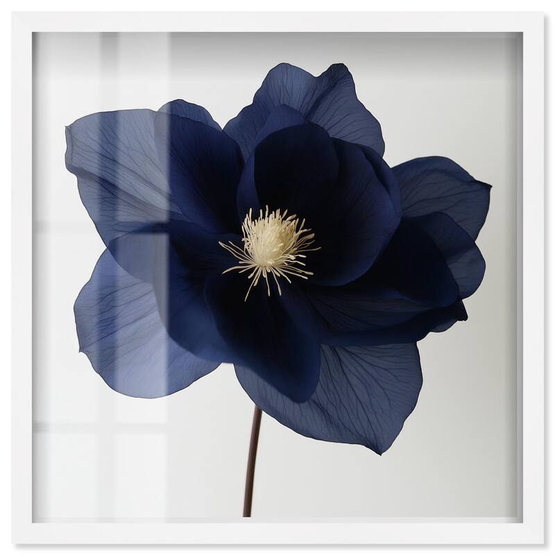 Night Dal III Shadowbox by Art Remedy - White - 12" x 12"